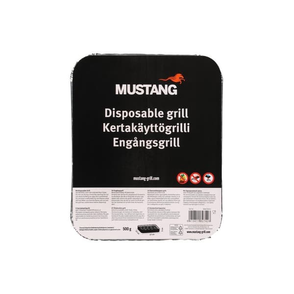 Mustang kertakäyttöinen grilli