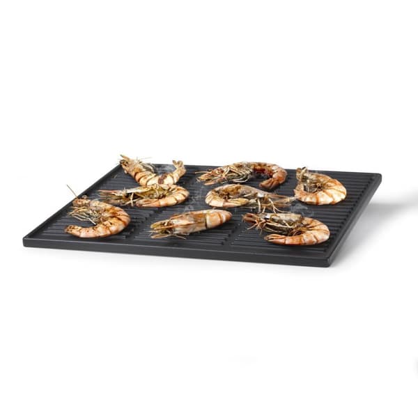 Rektangulär gjutjärnsplatta 43x35 cm