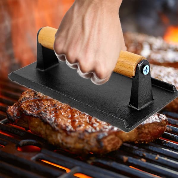 KINGHOFF KH-1758 GJUTJÄRNS STEAK BURGERPRESS