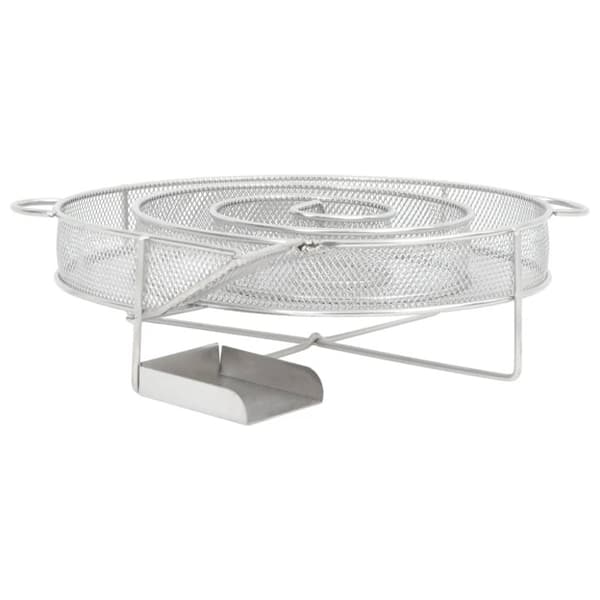 vidaXL koldrøgsgenerator rund 19,5 cm rustfrit stål -  Udendørsgrill – tilbehør