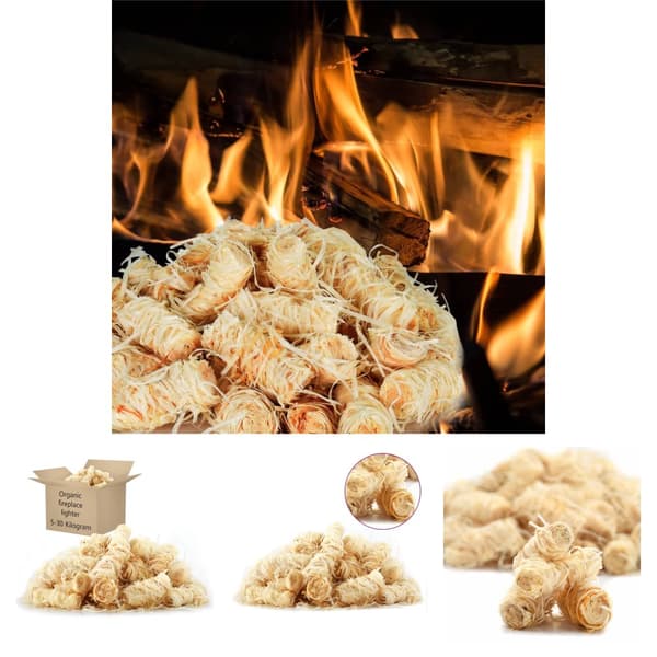 The Living Store Firelighters BIO-sytyke 5 kg -  Grillitarvikkeet