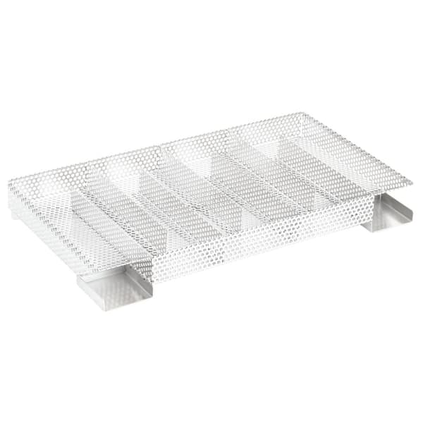 The Living Store koldrøgsgenerator 35 cm med 8 rum rustfrit stål -  Udendørsgrill – tilbehør
