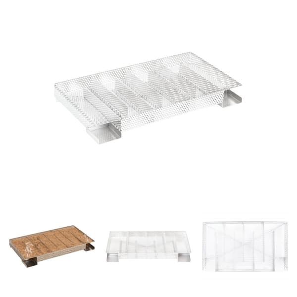 The Living Store koldrøgsgenerator 35 cm med 8 rum rustfrit stål -  Udendørsgrill – tilbehør