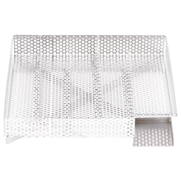 The Living Store Kylmäsavugeneraattori 5 kammiota 21 cm ruostumaton teräs -  Grillitarvikkeet