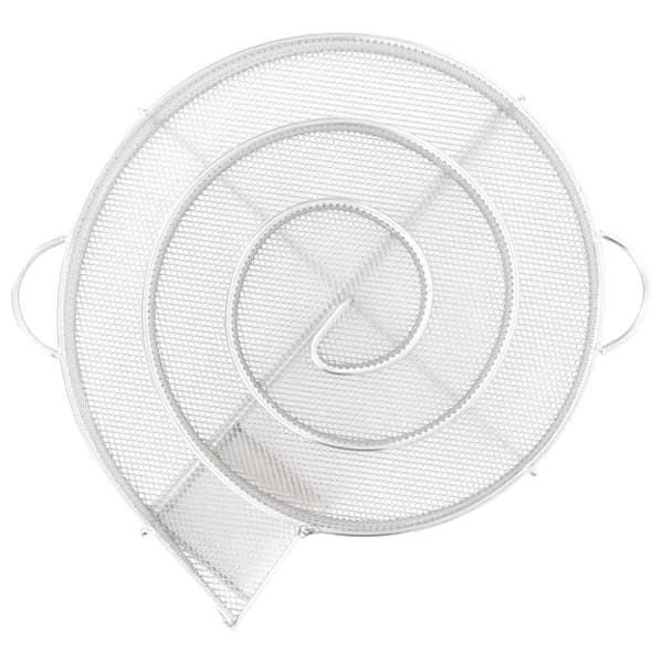 The Living Store Kylmäsavugeneraattori pyöreä 19,5 cm ruostumaton teräs -  Grillitarvikkeet