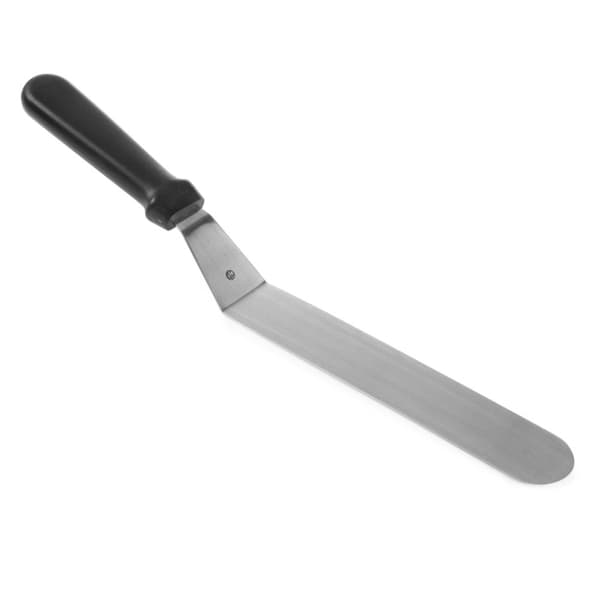 Smal vinkel grillspatel gjord av rostfritt stål 254mm - Hendi 855683