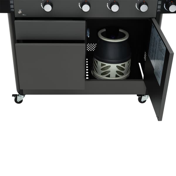 Mustang Sapphire 4+1 LPG-grill med 4 brennere og sidebrenner