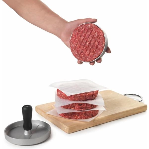 Metaltex Kitchen Helpers Hamburger Press 11,5 cm Stål/Svart