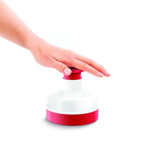 Metaltex Køkkenhjælpere Hamburgerpresse 11 cm Rød/Hvid