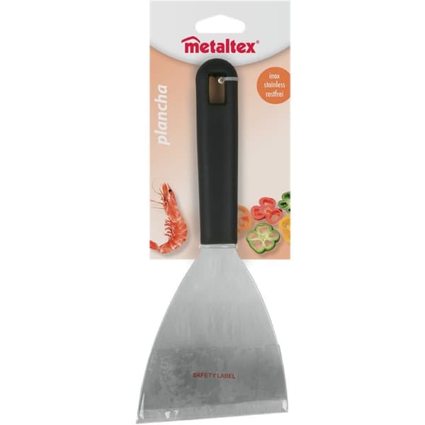 Metaltex Plancha Grillspatel 23,8x10 cm Sort/rustfrit stål