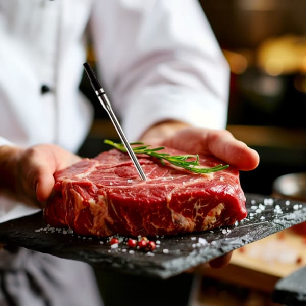 Langaton HerQ Single Max -grillilämpömittari, jossa lämpötilan seuranta 500 °C:een asti