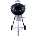 Miniatyrbild 1 av 5: Kolgrill med termometer, emaljerat lock och stor grillyta på 47 cm