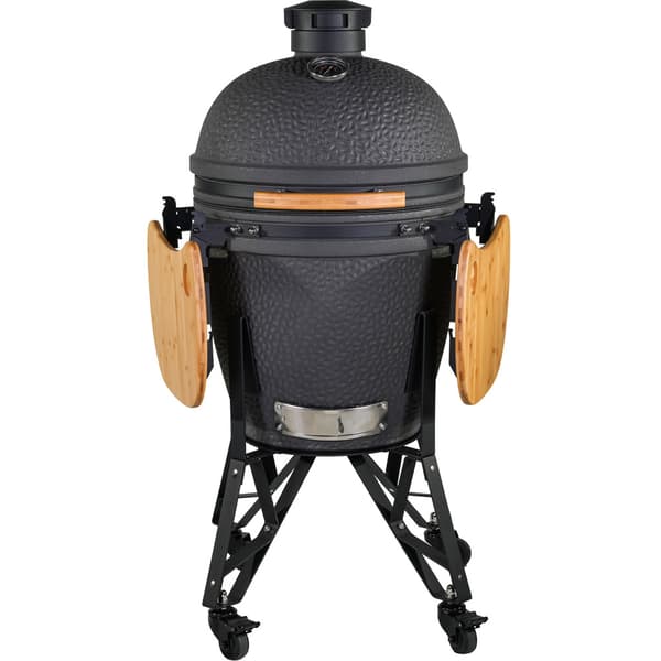 Kamado kolgrill med högkvalitativ keramisk konstruktion och mångsidigt grillsystem