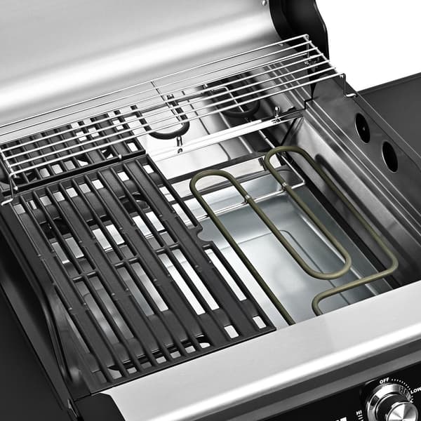 Ströme Elektrisk grill med to separate varmezoner og 3000W effekt