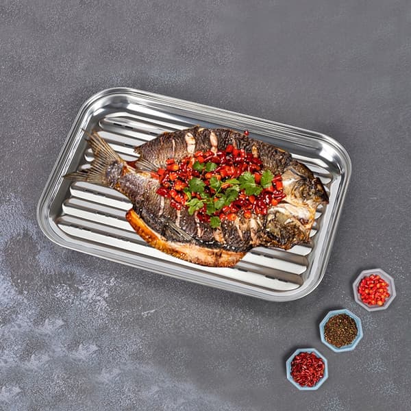 GRILLPLÅT Återanvändbar TJOCK 4MM STÅLGRILL