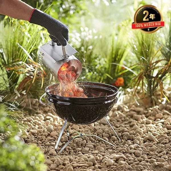 WEBER Rapidfire Ignition-eldstad för Smokey Joe och Go-Anywhere