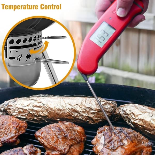 Lollanda One-touch rengöringssystem-kit för Weber 22-1/2-Inch grill – förhöjd tjocklek, värmetålig och lätt att installera