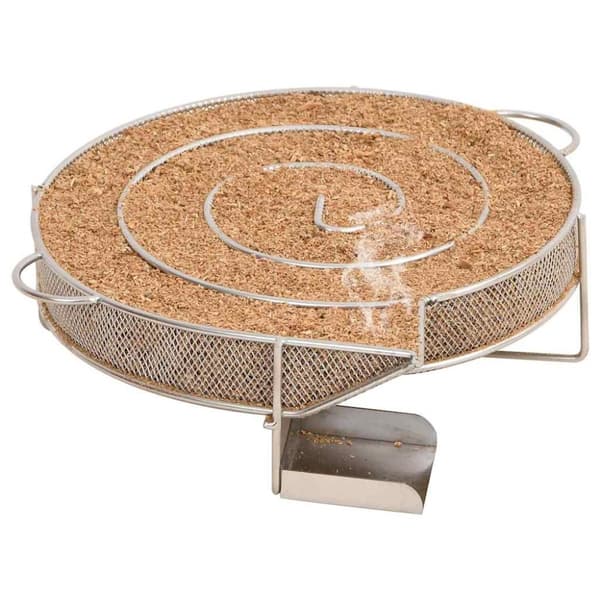 Kallröksgenerator rund 19,5 cm rostfritt stål