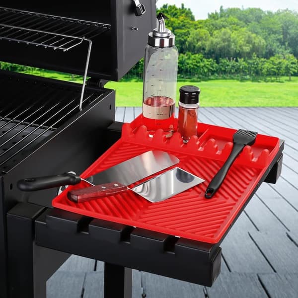 Lollanda Outdoor silikonigrillimatto – luistamaton ja lämmönkestävä, sopii grillin sivupöydille, keittiön tasoille ja leivinalustaksi