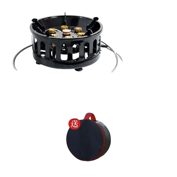 Camping Gaskök, Rostfritt Stål och Kopparkonstruktion, Kompakt och Bärbar Design,19800W