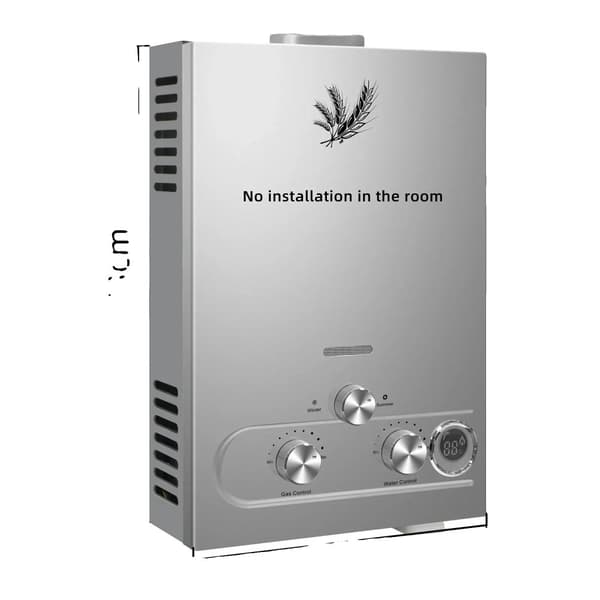 Varmvattenberedare, flera volymalternativ, olika värmeeffekter, öppen och tvångsventilerad avgastyp,36KW  18L