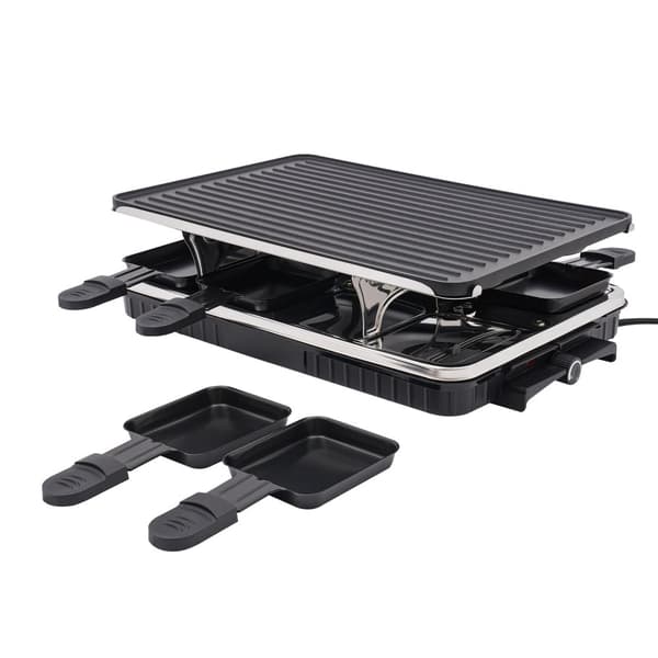 Elektrisk Raclette Grill, 1300W Effekt, Non-Stick Yta