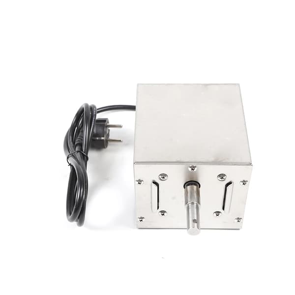 BBQ Grill Motor, 25W Effekt, 60kg Belastningskapacitet, Rustfrit Stål Holdbarhed,sort