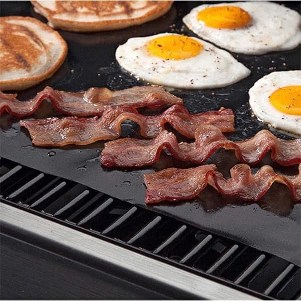 Lollanda Svart Grillmatta, Ugnsmatta, Bakningsmatta - Non Stick - 40x33cm