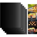 Miniatyrbild 1 av 8: Lollanda Svart Grillmatta, Ugnsmatta, Bakningsmatta - Non Stick - 40x33cm