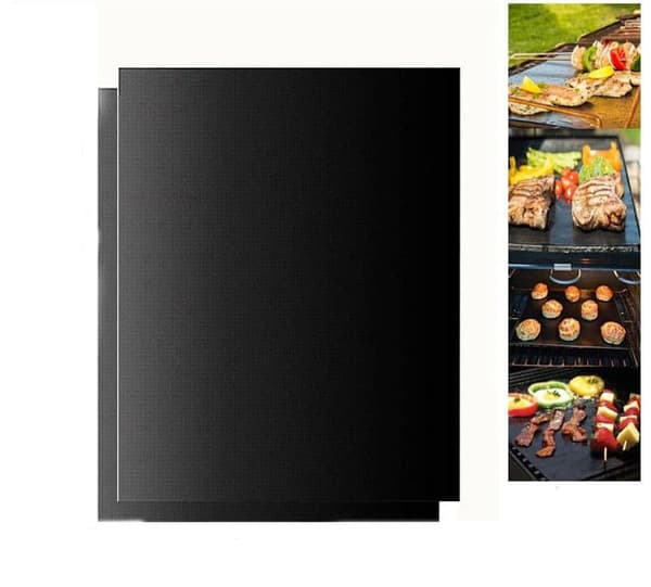 Lollanda Sort Grillmåtte, Ovnmåtte, Bagemåtte - Non Stick - 40x60cm 2 pack Lollanda Sort Grillmåtte, Ovnmåtte, Bagemåtte - Non Stick - 40x60cm 2 pack
