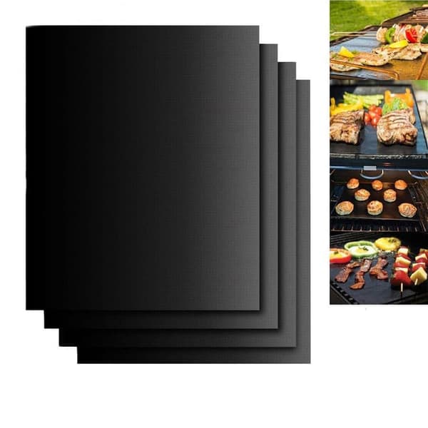 Lollanda Svart Grillmatta, Ugnsmatta, Bakningsmatta - Non Stick - 40x60cm