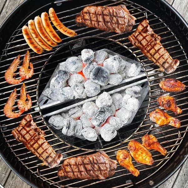 OBOSOE Hiiligrillikorit 2 kpl - Korvaavat grillikorit - Korkealaatuiset grillitarvikkeet