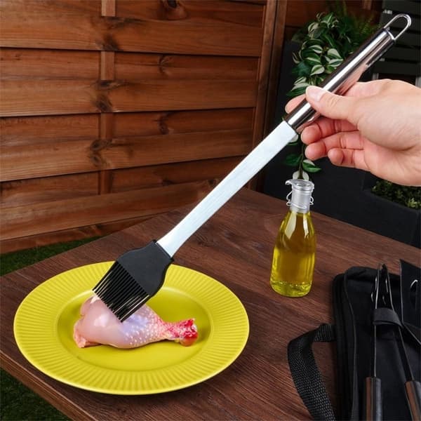 Set med 10 grillverktyg i väska 489298 Lumarko!