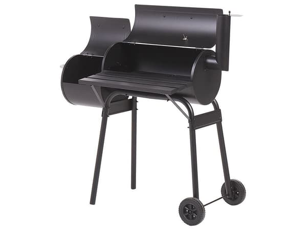 Kolgrill med rökhus svart KATLA Lumarko!