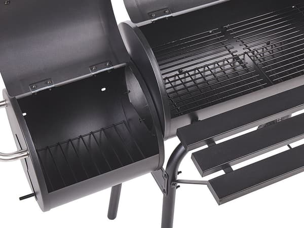 Kolgrill med rökhus svart KATLA Lumarko!
