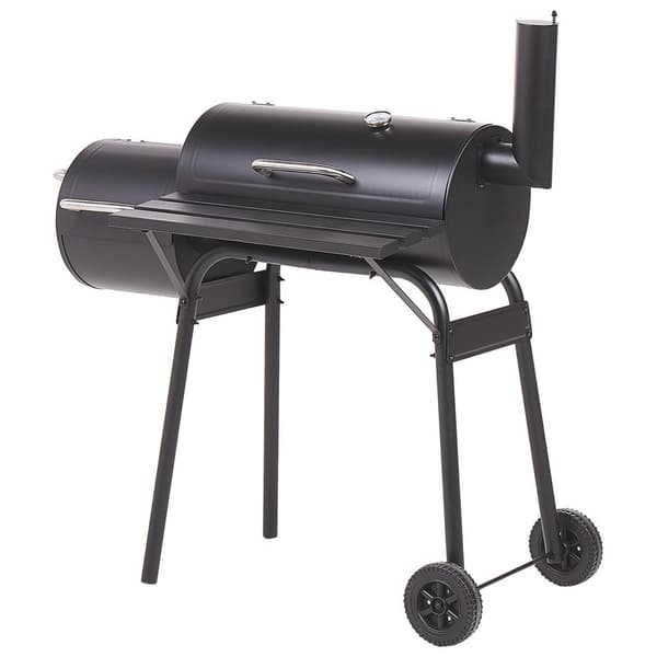 Kolgrill med rökhus svart KATLA Lumarko!