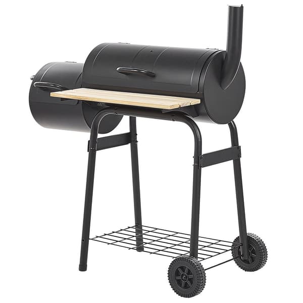 Kolgrill med rökhus svart SATAH Lumarko! Svart