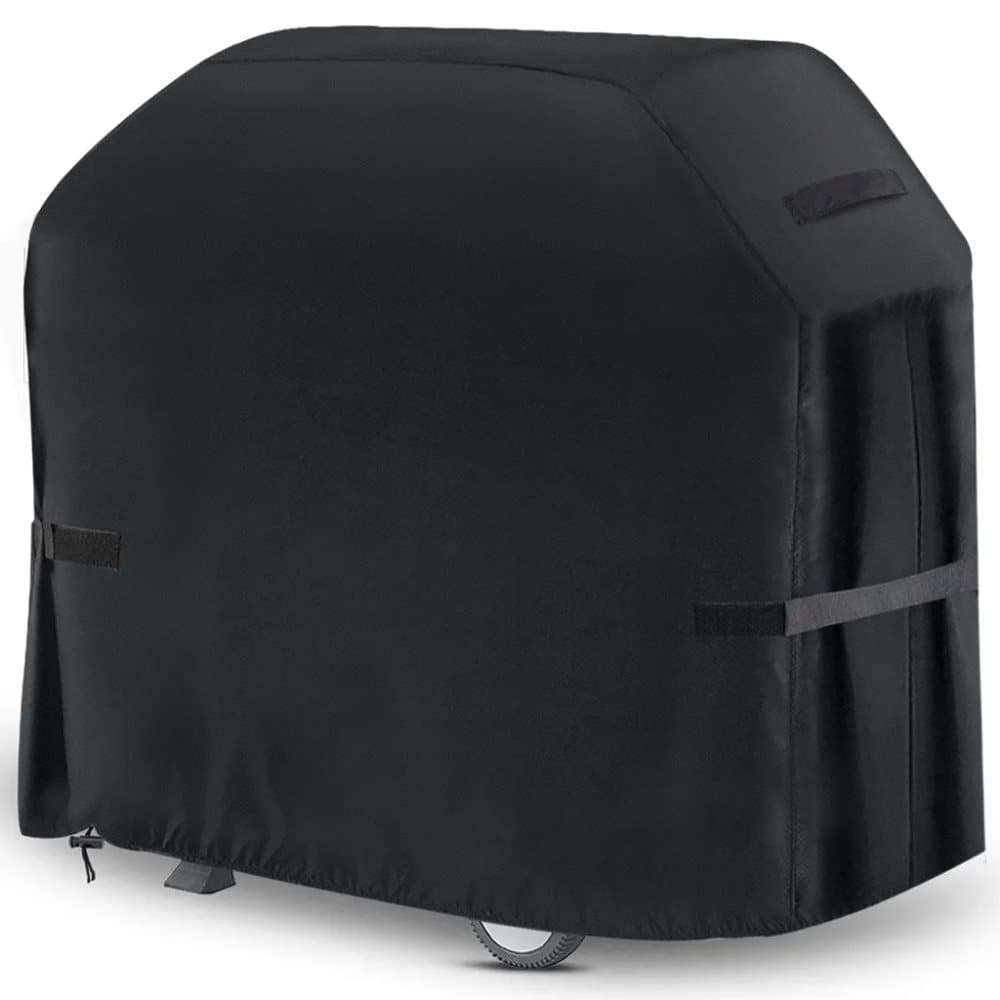 BBQ Cover,Barbecue Cover Waterproof 420D Heavy Duty Oxford Fabric,BBQ Outdoor Gas Grill Cover Waterproof,Rip-Proof,Dust-proof&Anti-UV för Weber, Brink