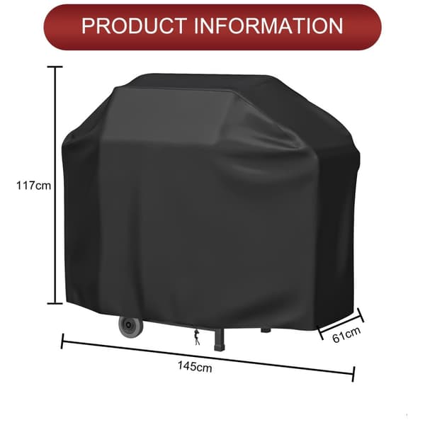 Grillskydd - 147 x 61 x 117 cm - BBQ Cover, Grillskydd, vattentätt