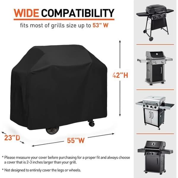 Grillskydd - BEMSM - 170x61x117cm - Vattentät - Dammtät - Polyester