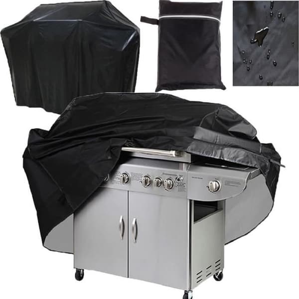Utomhus vattentätt grillskydd Grillskydd för gasgrill Elektrisk grillgrill 145 x 61 x 117
