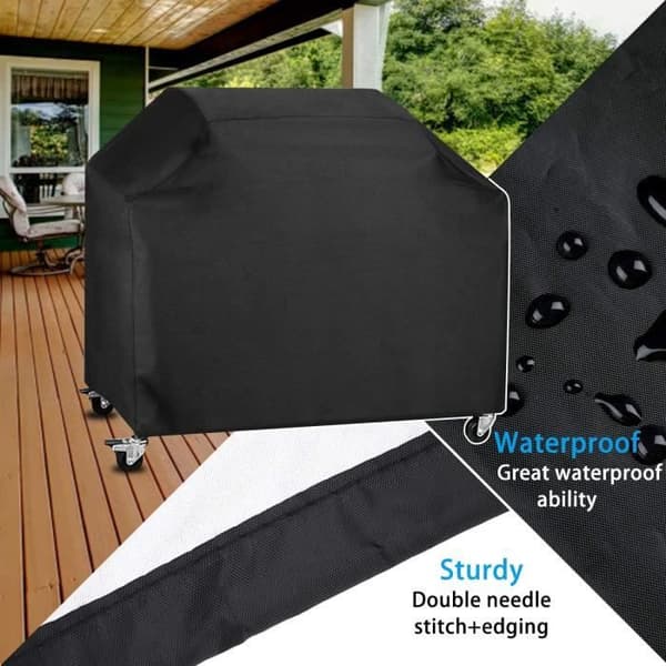 Grillskydd Large XXL 190x71x117cm BBQ Skyddsöverdrag Vattentätt Anti-UV/Anti-vatten Grillskydd med present