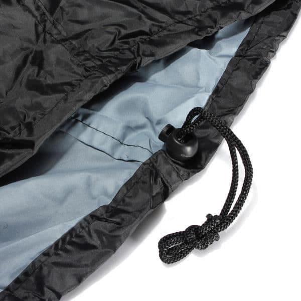 Skyddsöverdrag för grill - LESHP - 145x61x117cm - Vattentät polyester - Svart