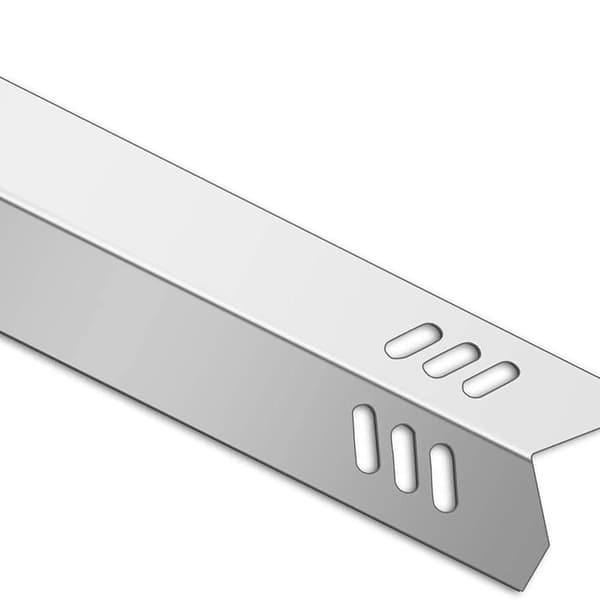INF 4 pakkauksen grillilämpölevyt Dyna-Glolle, Uniflamelle, takapihagrillille - hopea 0