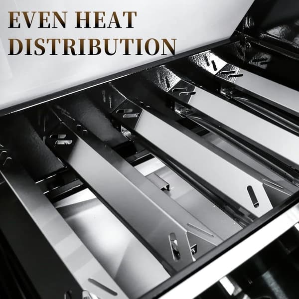 INF 4-Pack grillvarmeplater for Cuisinart - Sølv 0