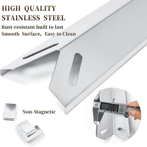 INF 4-Pack grillvarmeplater for Cuisinart - Sølv 0