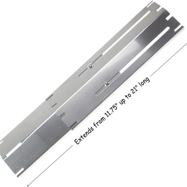 INF 3-osaiset grillilämpölevyt kaasugrilleille - hopea 0