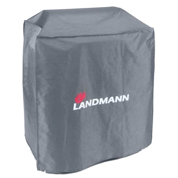 Överdrag till LANDMANN rektangulär grill - Storlek L - Grå plast
