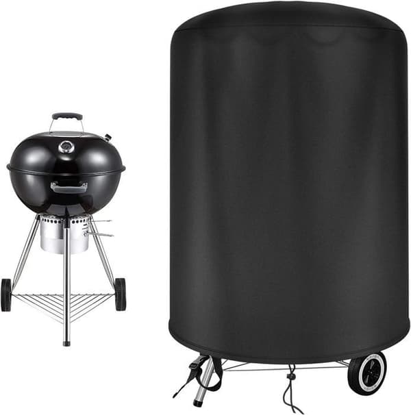 Grillskydd 71 x 68 cm skyddande presenning för utomhusbruk för grill, 420D Oxford vattentätt grillskydd
