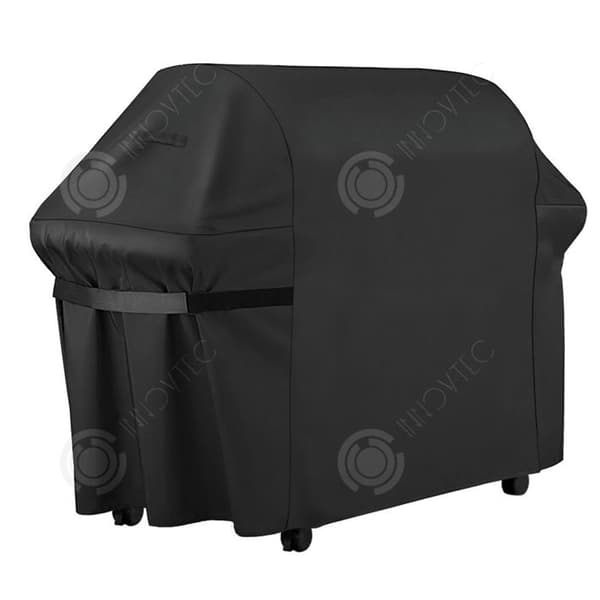 INN Grillskydd 145x61x117cm Grillskydd Anti-Vind Anti-UV Anti-vatten Anti-fukt Dammtät utomhusgrillskydd